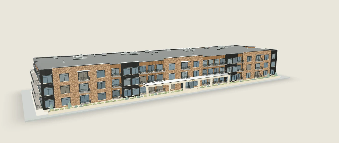 Illustrative 3D exterior of The Landmark